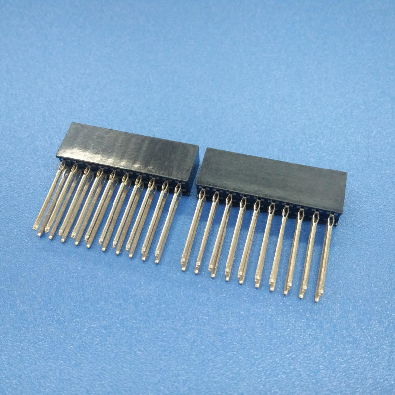 2.54*8.5鱼眼式端子免焊式端子鱼眼排母免焊式排母鱼眼座子免焊插