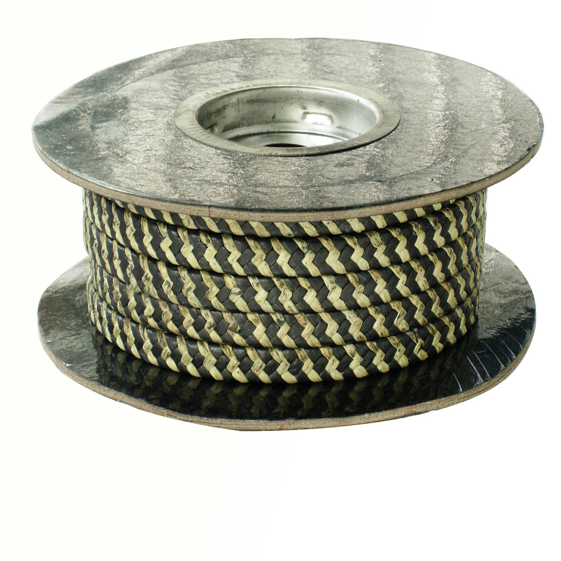 厂家直供 芳纶黑四氟盘根 芳纶混编盘根 多种规格,量大从优.