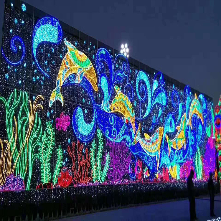 led小猪拱门造型灯节日装饰亮化小品艺术造型灯