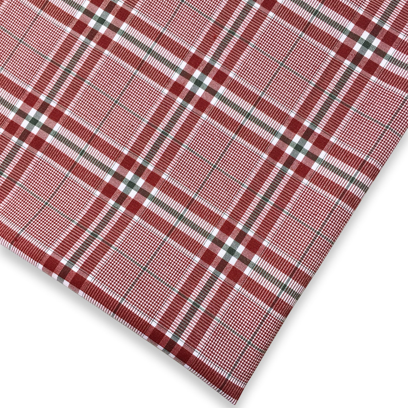 tr格子面料色织布 校服裙衬衫园服面料大格子布 苏格兰格子布