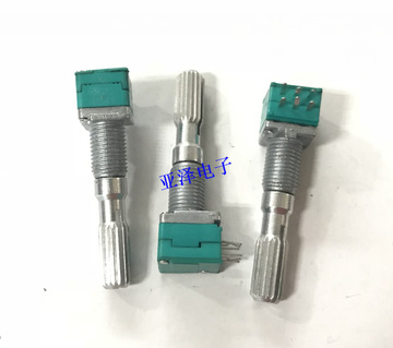台湾fd福华rk097型精密电位器b20k双联轴长30mm功放音量电位器