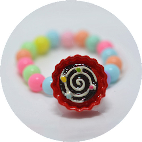 儿童可爱卡通手链女孩子女童塑料玩具手环公主饰品配饰宝宝手镯