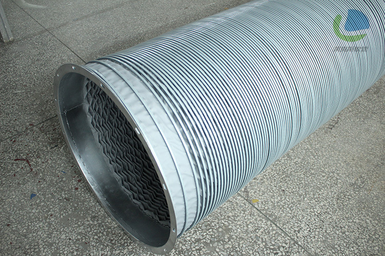 耐高温伸缩软管 大口径耐高温风管 高温通风排烟管 防火耐酸碱