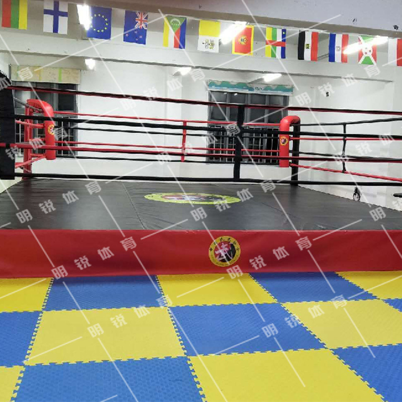 搏击比赛专用落地式拳台拳击擂台散打拳击台 泰拳摔跤武术擂台