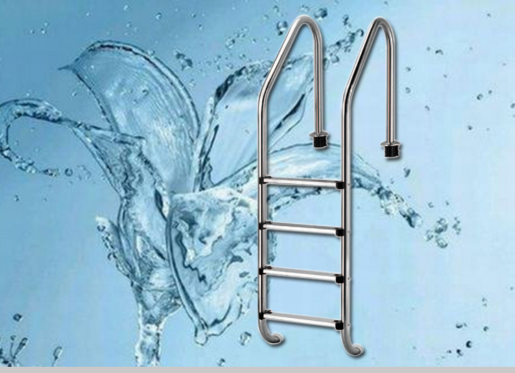 泳池扶梯 泳池下水梯扶手扶梯 安全sl型加厚不锈钢 水下扶手爬梯