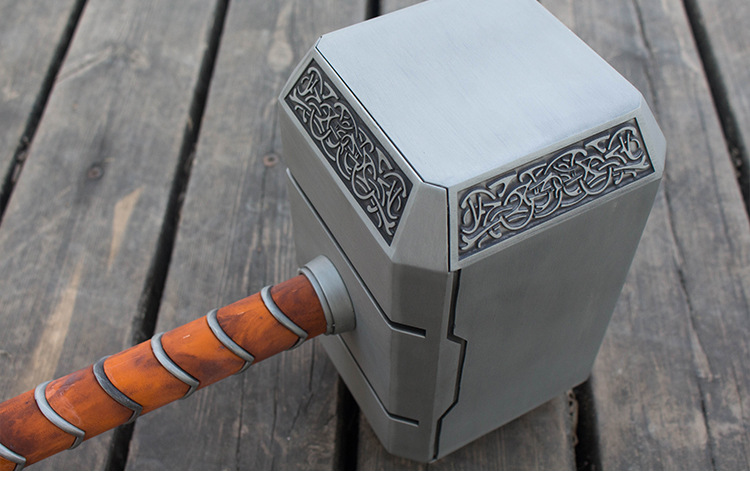 漫威雷神之锤1比1全金属雷神托尔暴风战斧玩具武器大号模型周边