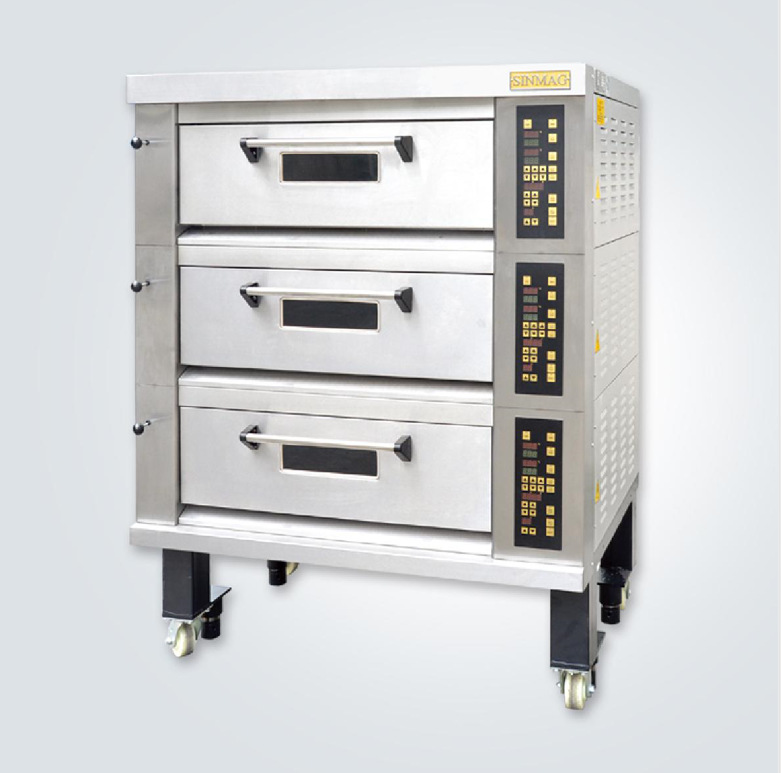 正品无锡新麦电烤箱商用sm2-523三层六盘电烤炉蛋糕欧包大型烘炉