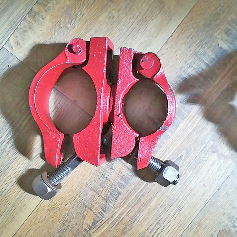 厂家供应扣件 铸造钢管卡扣 48转60旋转玛钢建筑脚手架旋转扣件