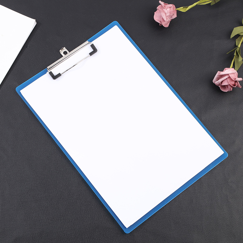 专业定制 a4文件板夹 透明简约塑料板夹档案资料夹 书写垫板夹