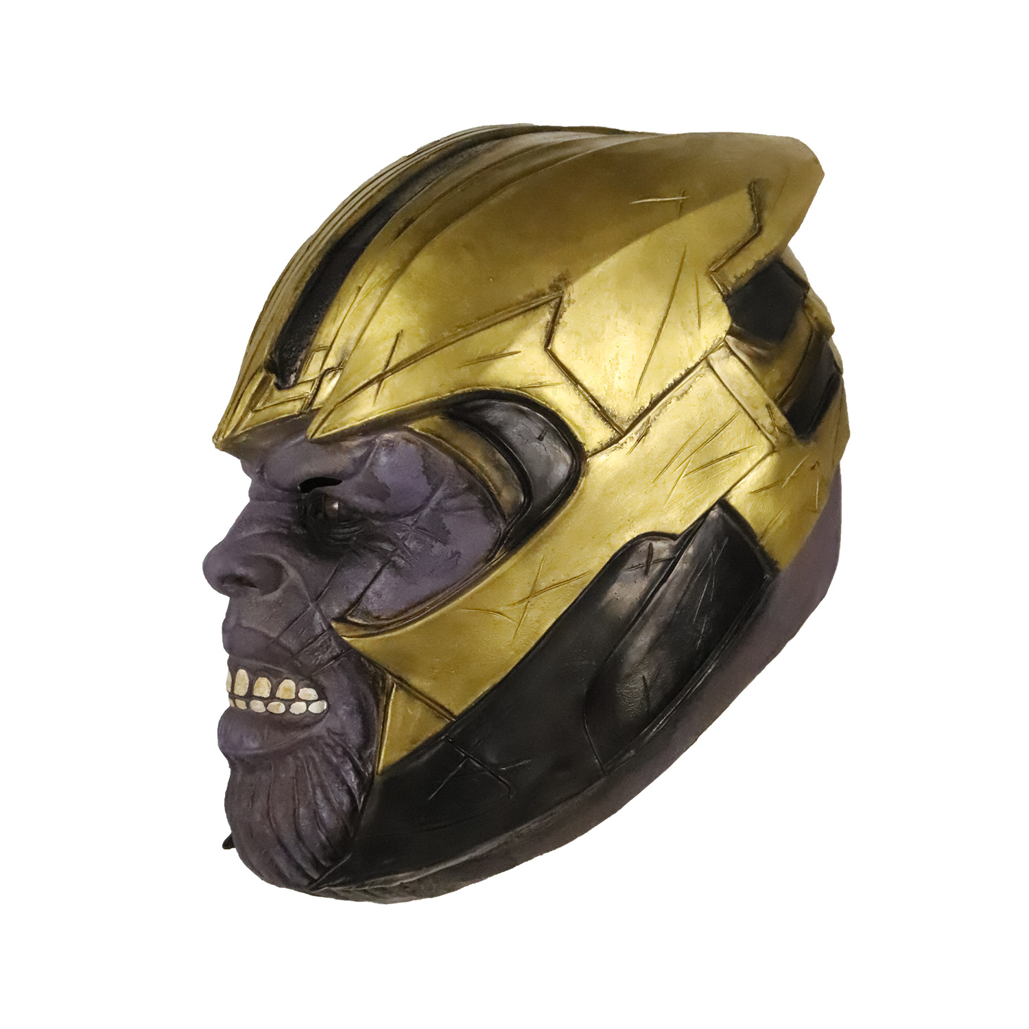 紫色头盔灭霸头套漫威周边cosplay道具万圣节面具舞会角色扮演