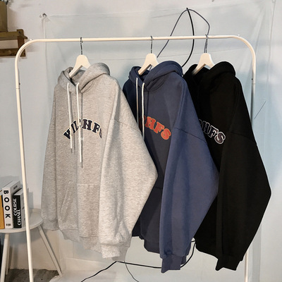 cec卫衣男ins潮春秋抖音港风外套网红同款衣服连帽韩版潮流慵懒风