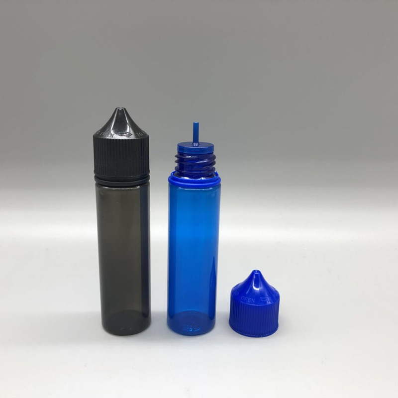 2019厂家新款60ml大猩猩电子烟油瓶 防盗压旋盖笔杆式烟油瓶定制