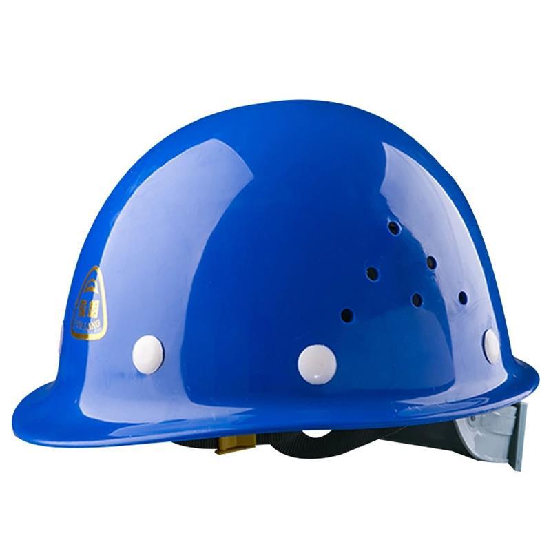 俊朗180玻璃钢abs盔式透气建筑工地安全帽批发防砸劳保护头盔厂家