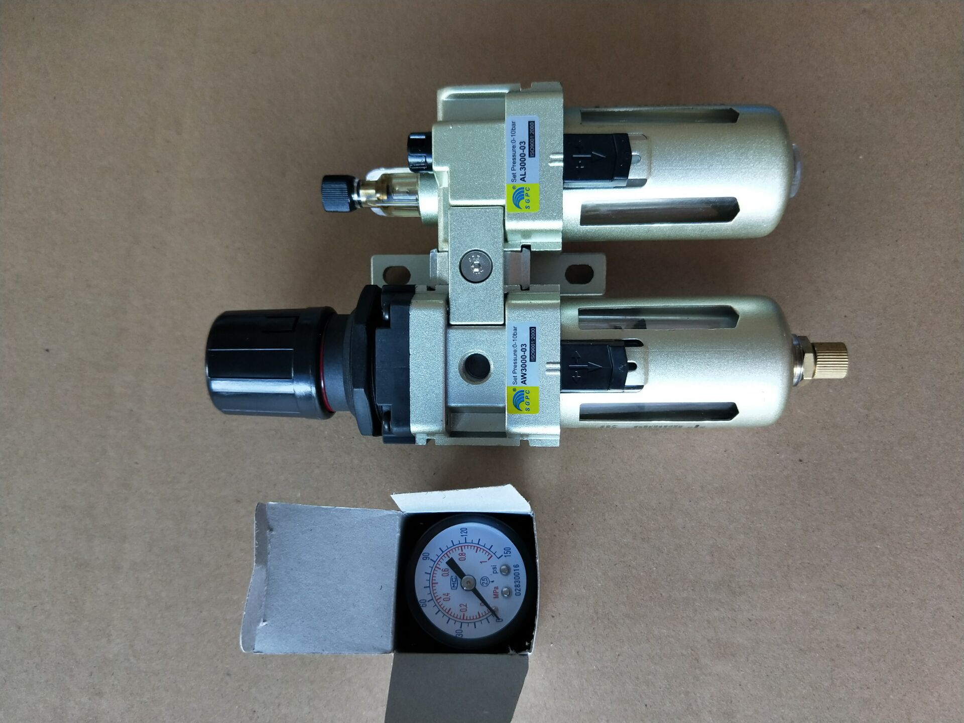 sgpc升光-气源二联件ac3010-03,ac3010-02二联体,可配自动排水器