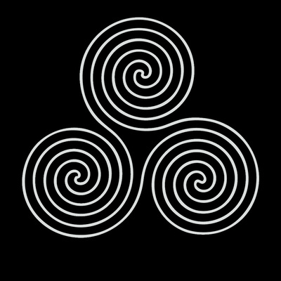 "绕圈线条"外贸汽车pvc雕刻镂空车窗玻璃贴纸