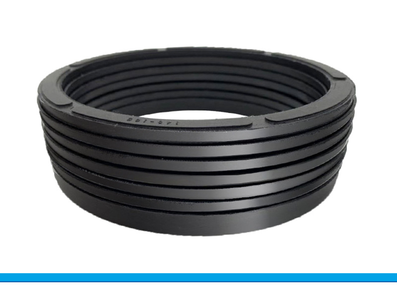 生产批发防漏油耐高温硅胶v型密封圈 活塞杆用夹布组合油封密封圈