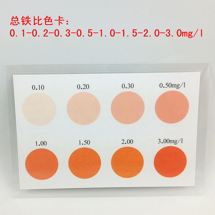 总铁离子测定试剂盒 赫利森重金属水质检测分析盒 工业污水测试