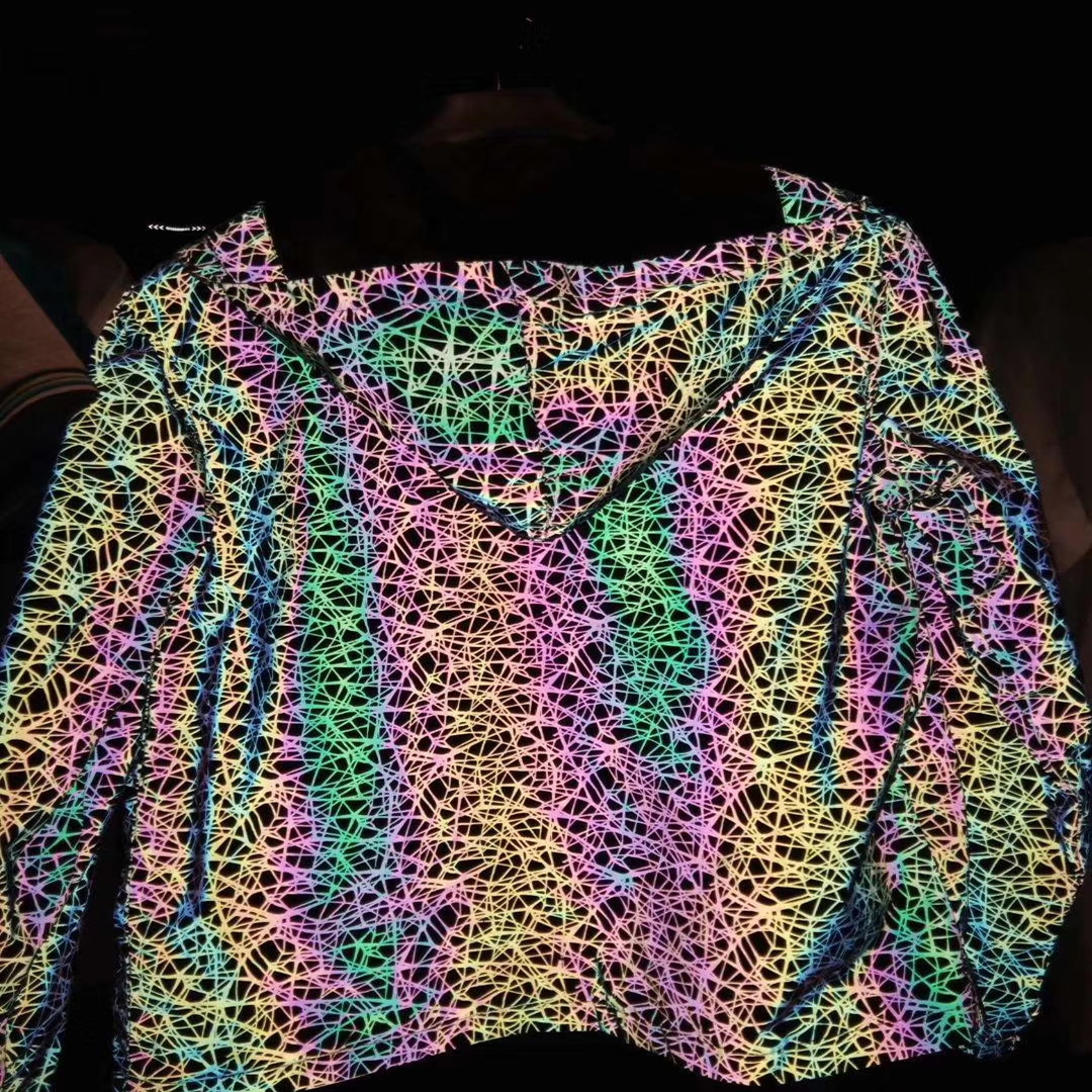 反光材料 幻彩反光布 感光变色布 感温变色布 夜光变色 遇水变色