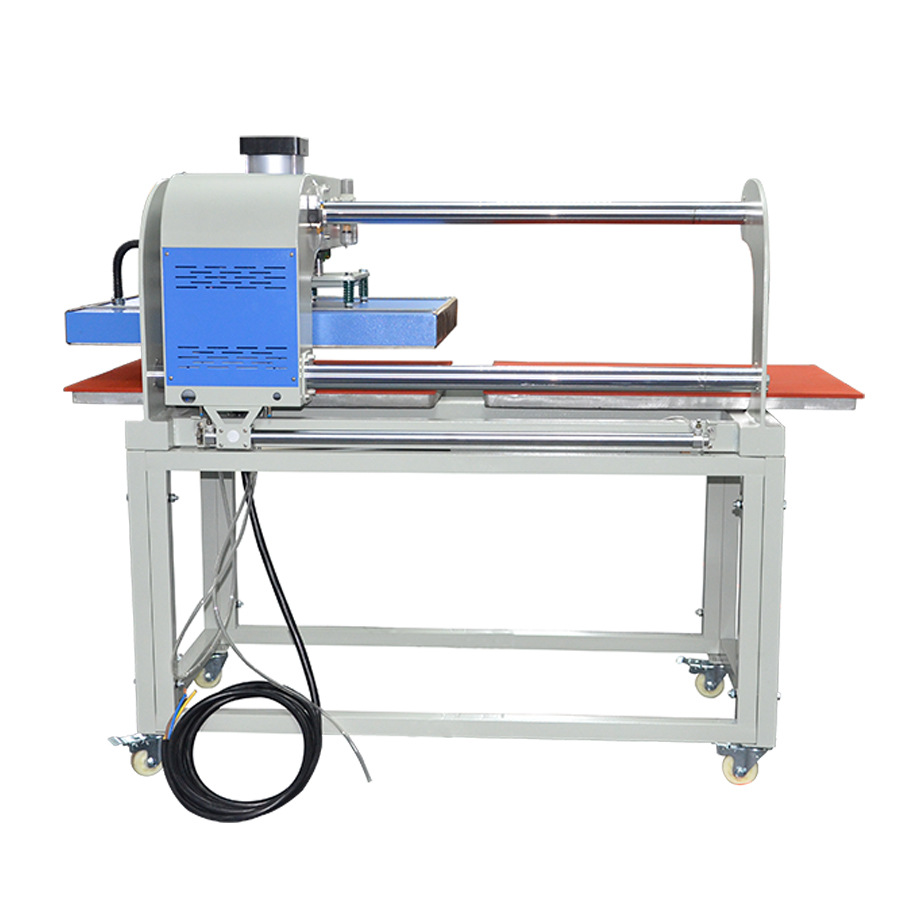 浙江上海厂家上滑式气动双工位烫画机60*80全自动热转印升华机