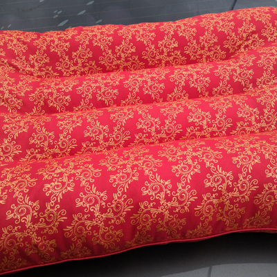 荞麦皮枕头皮子大红色枕芯皮内胆内套订制