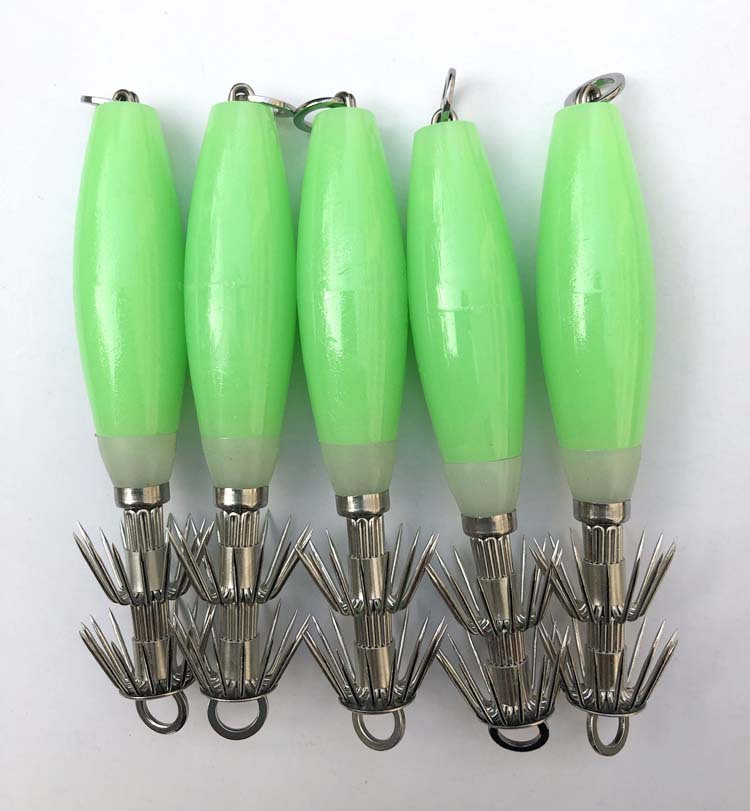 鱿鱼钩章鱼钩夜光 墨斗鱼钩 尤鱼钩八爪鱼钩木虾钩钓鱼用品