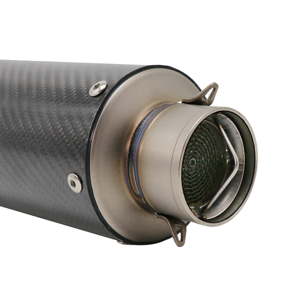 摩托车排气管真触媒 51mm口径降音塞 60mm不锈钢回压消音塞消声器