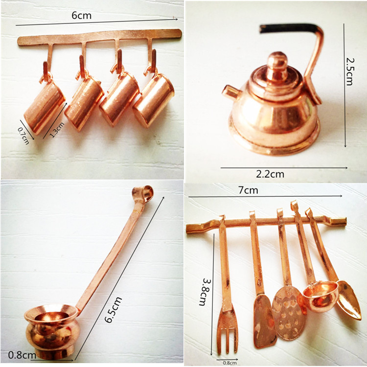 dollhouse miniatures食玩 diy 模型 仿真 黏土 迷你 厨房用具