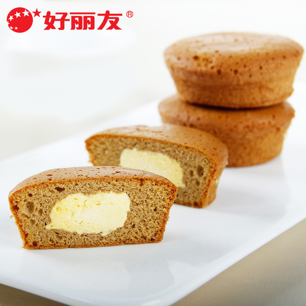 盒装138g*6枚好丽友提拉米苏休闲零巧克力夹心糕点西式糕点蛋黄派