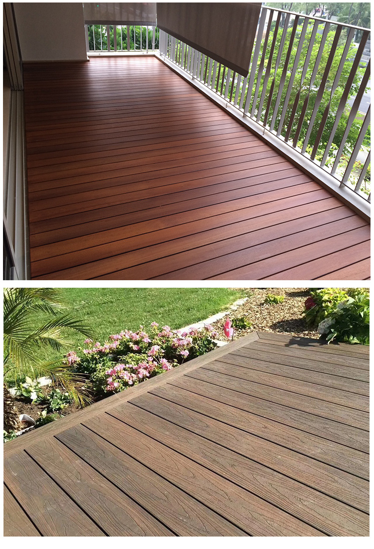 郁林生塑木厂家直销户外共挤塑木地板庭院户外木塑地板