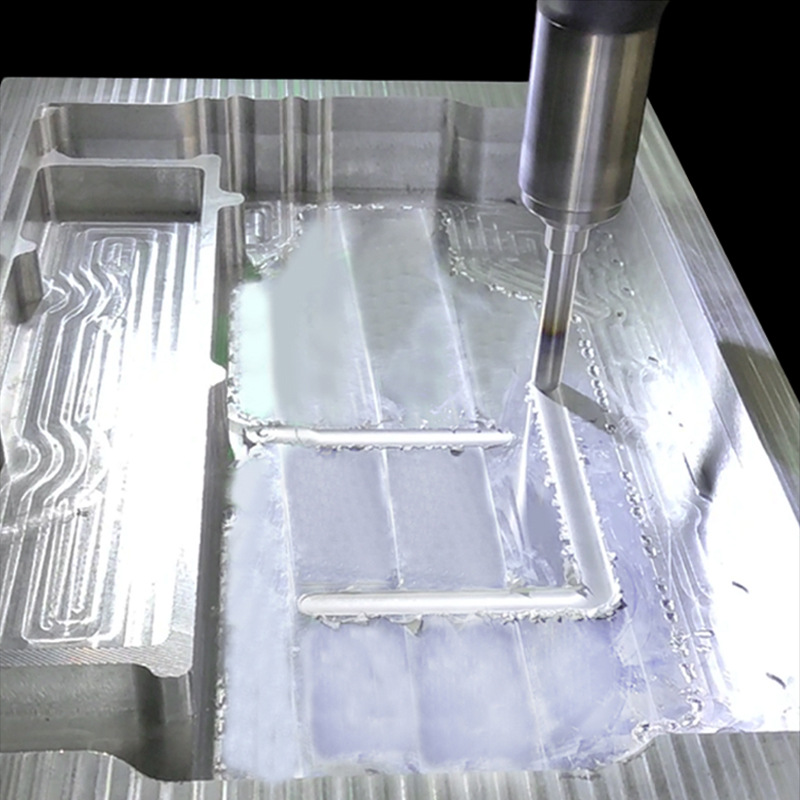 搅拌摩擦焊加工水冷板散热器铝合金散热器加工定制东莞手板厂