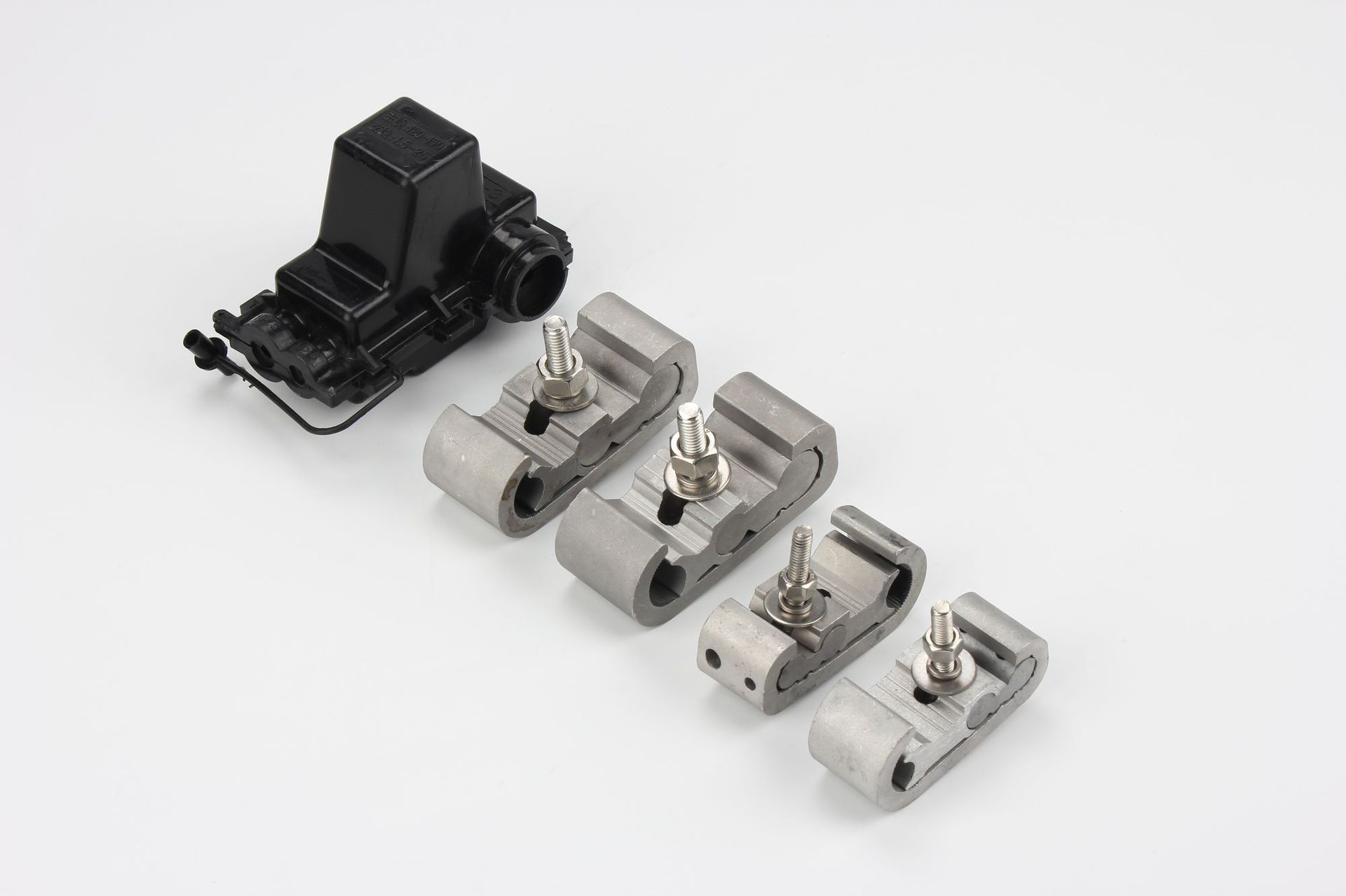 jcd系列电表箱线夹 铝合金jcd-42装表线夹接户线夹含绝缘罩