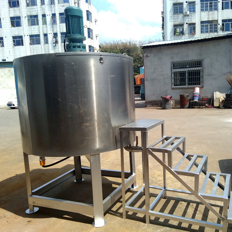 洗手液搅拌锅 洗洁精混合拌料桶 500l加热化工搅拌罐质量可靠