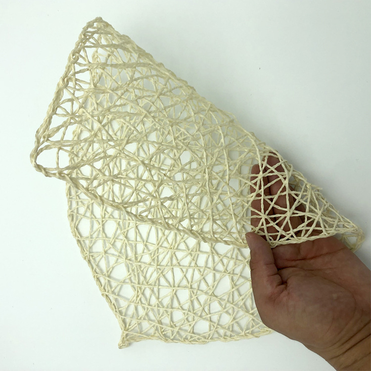 现代简约纸绳乱编树叶形餐桌垫杯垫隔热垫幼儿园教具装饰用品