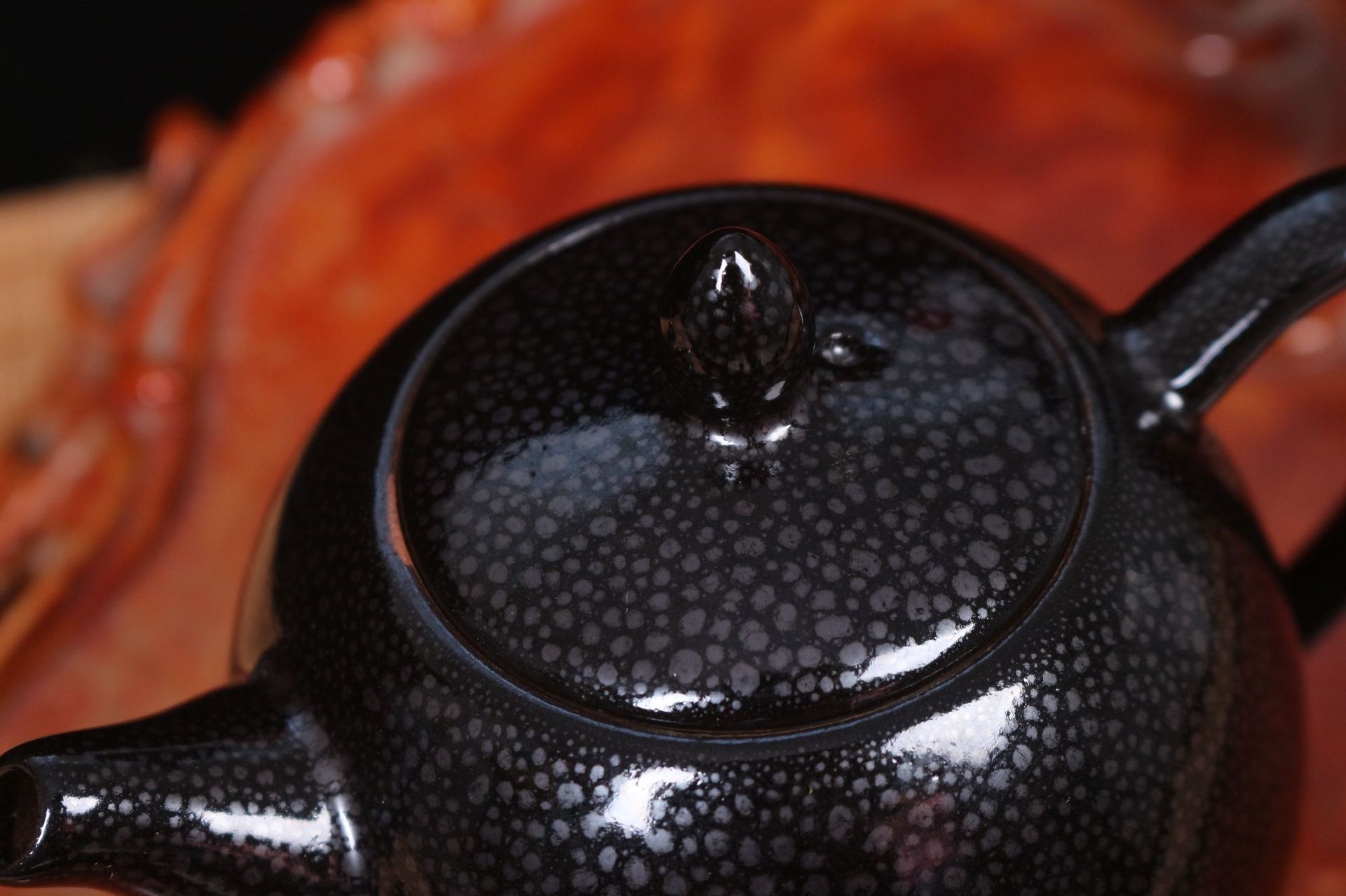 厂家供应雨点釉茶具量大从优可定制质量保障雨点釉工艺陶瓷