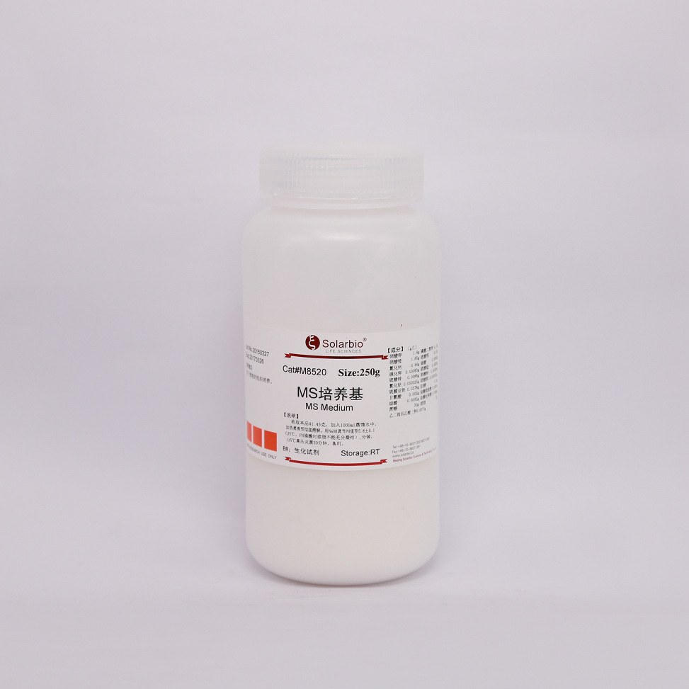 ms培养基m8520msmediumms培养基培养基索莱宝生化试剂