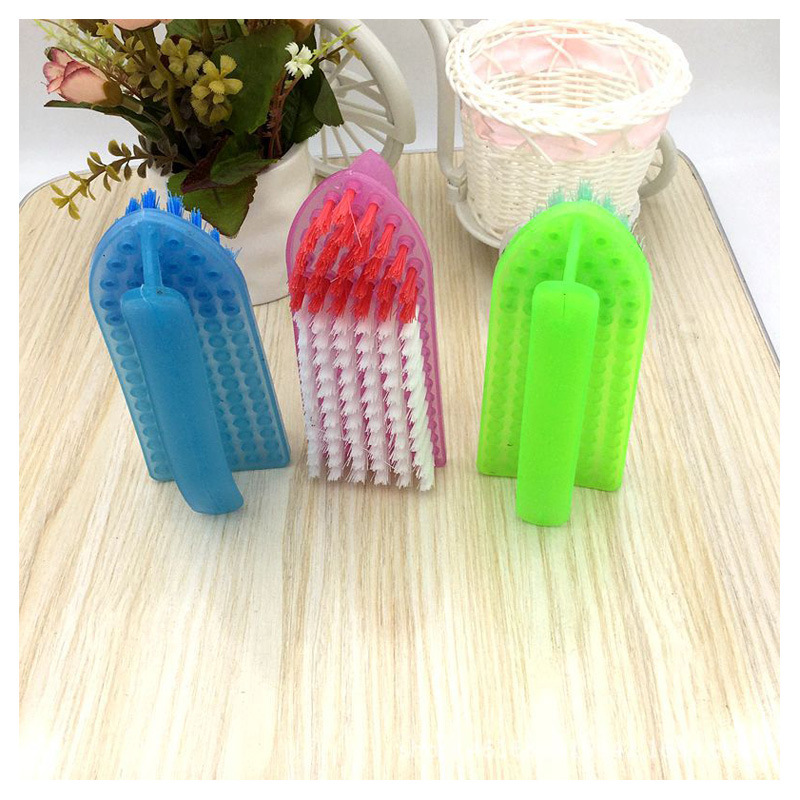 Plastic Clothes Cleaning Brush Kitchen Cleaning Brush Short Handle Plastic Brush 2 Yuan Store Stall Hot Sale Wholesale