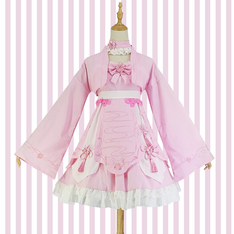 清仓~汉元素刺绣lo裙 lolita裙 jsk op-阿里巴巴