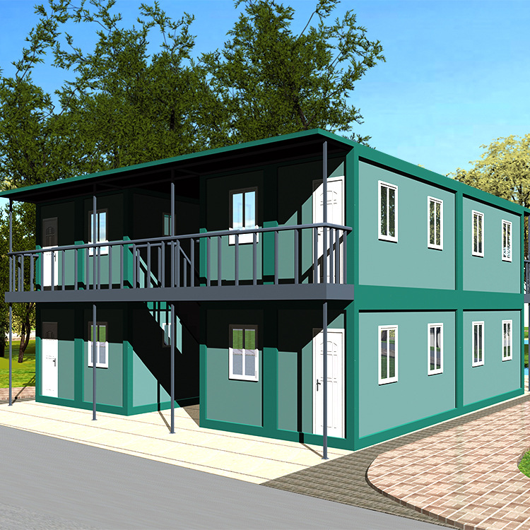 制作郊区环保疗养院集装箱双层活动房 低碳环保安装快捷