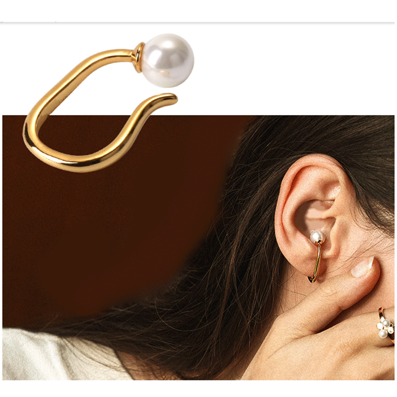 欧美s925纯银耳夹无耳洞女耳夹气质简约无耳洞防过敏