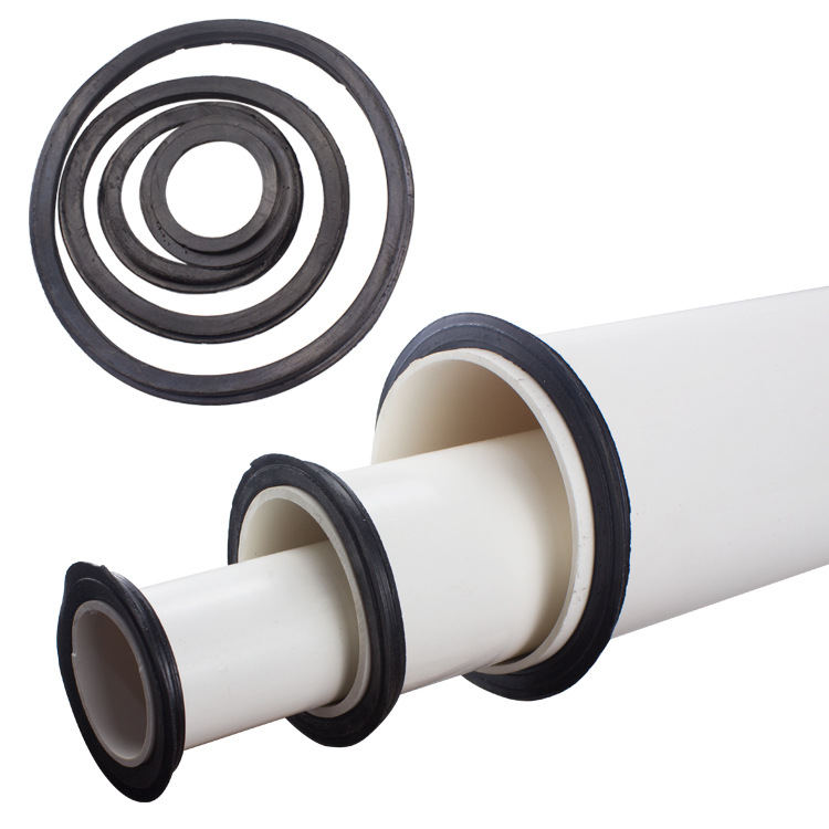 排水管楼层橡胶 止水胶圈 黑色橡胶密封圈 黑胶圈 止水环同层排水