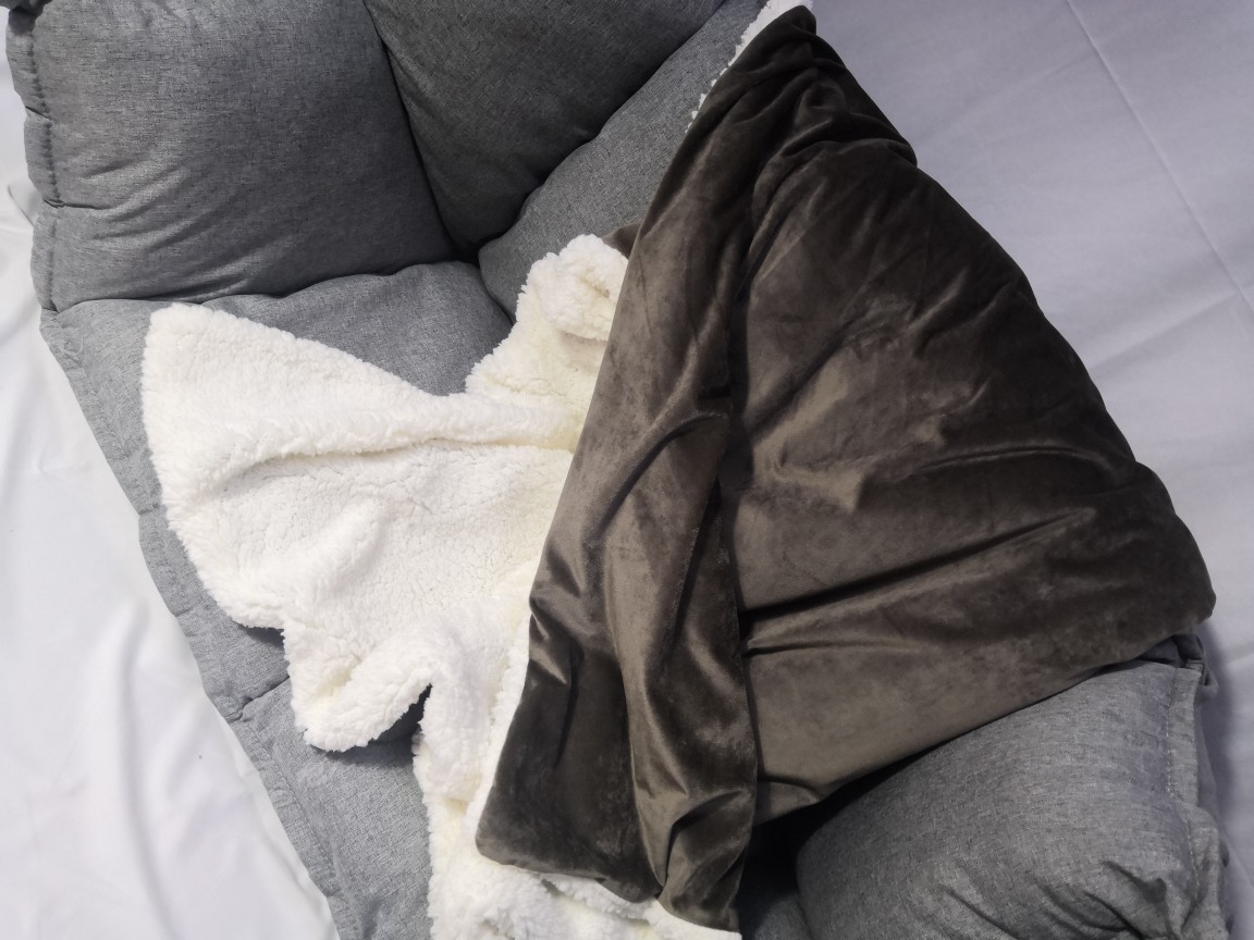 轻奢主义ins简约时尚潮水晶绒双层羊羔绒多功能毯子blanket工厂价