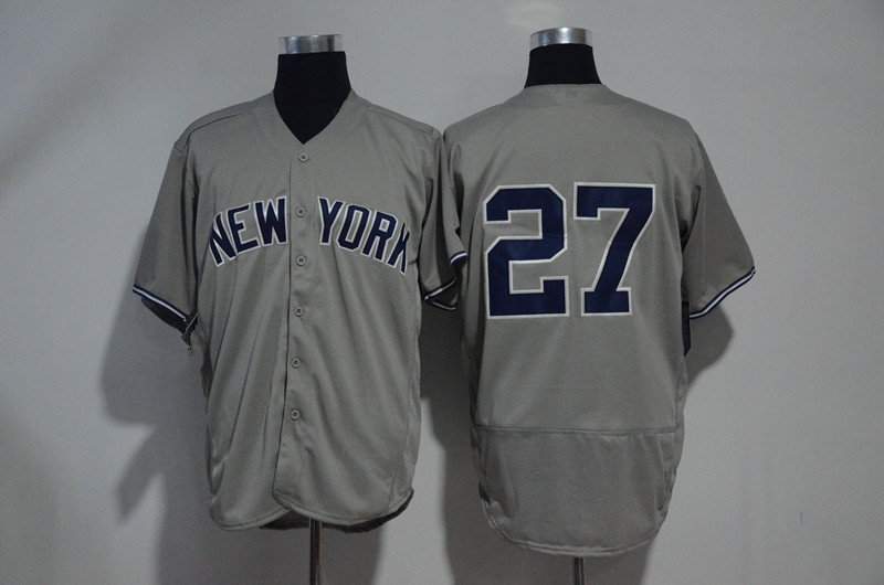 mlb洋基队棒球衣yankees #99 judge 2# jeter 24# 27# 棒球服外贸