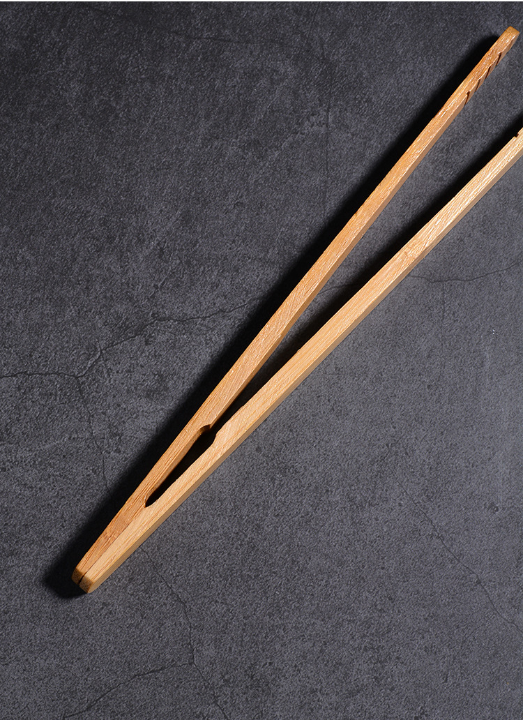 天然竹制手工茶夹直夹镊子孟宗竹功夫茶道六君子零配件
