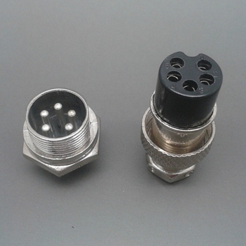 航隽gx16(2-10p)航空插头 平衡车电源焊台连接器 m16航空插头