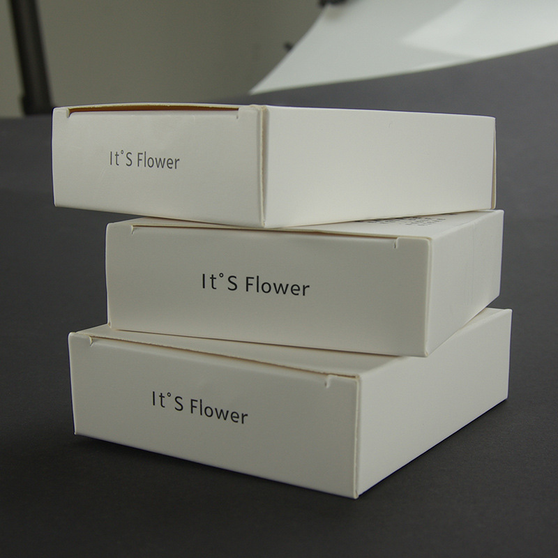 厂家定制印刷通用白卡纸盒 彩盒定做开窗礼品包装纸盒