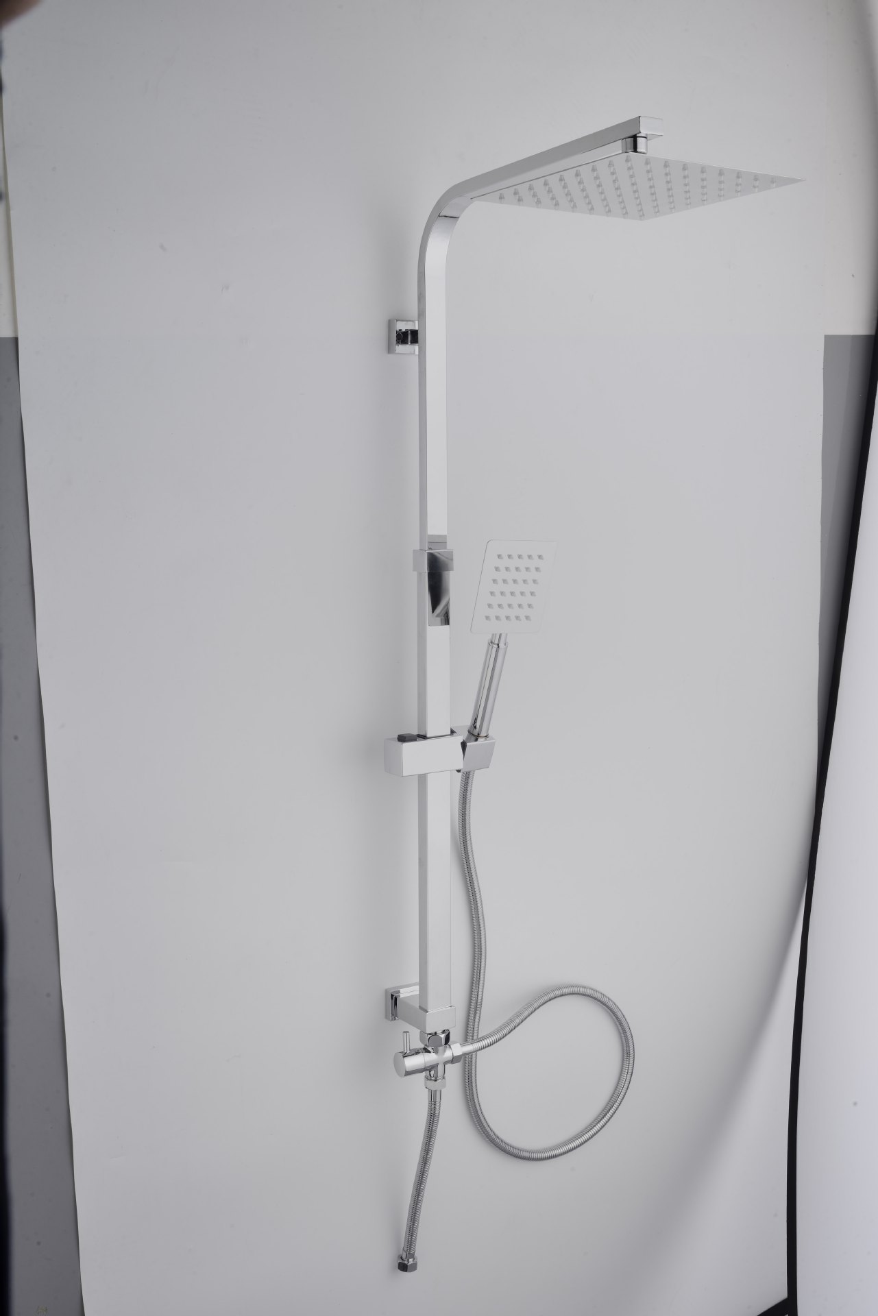 方形增压花洒淋浴套装 家用卫浴浴室淋浴喷头顶喷 升降淋浴器