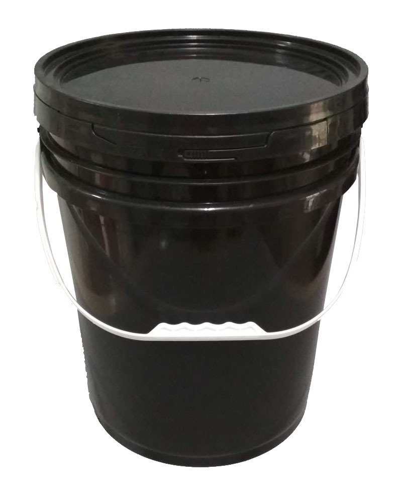 20l黑色塑料桶美式20公升kg胶桶油墨油漆颜料遮光化工包装