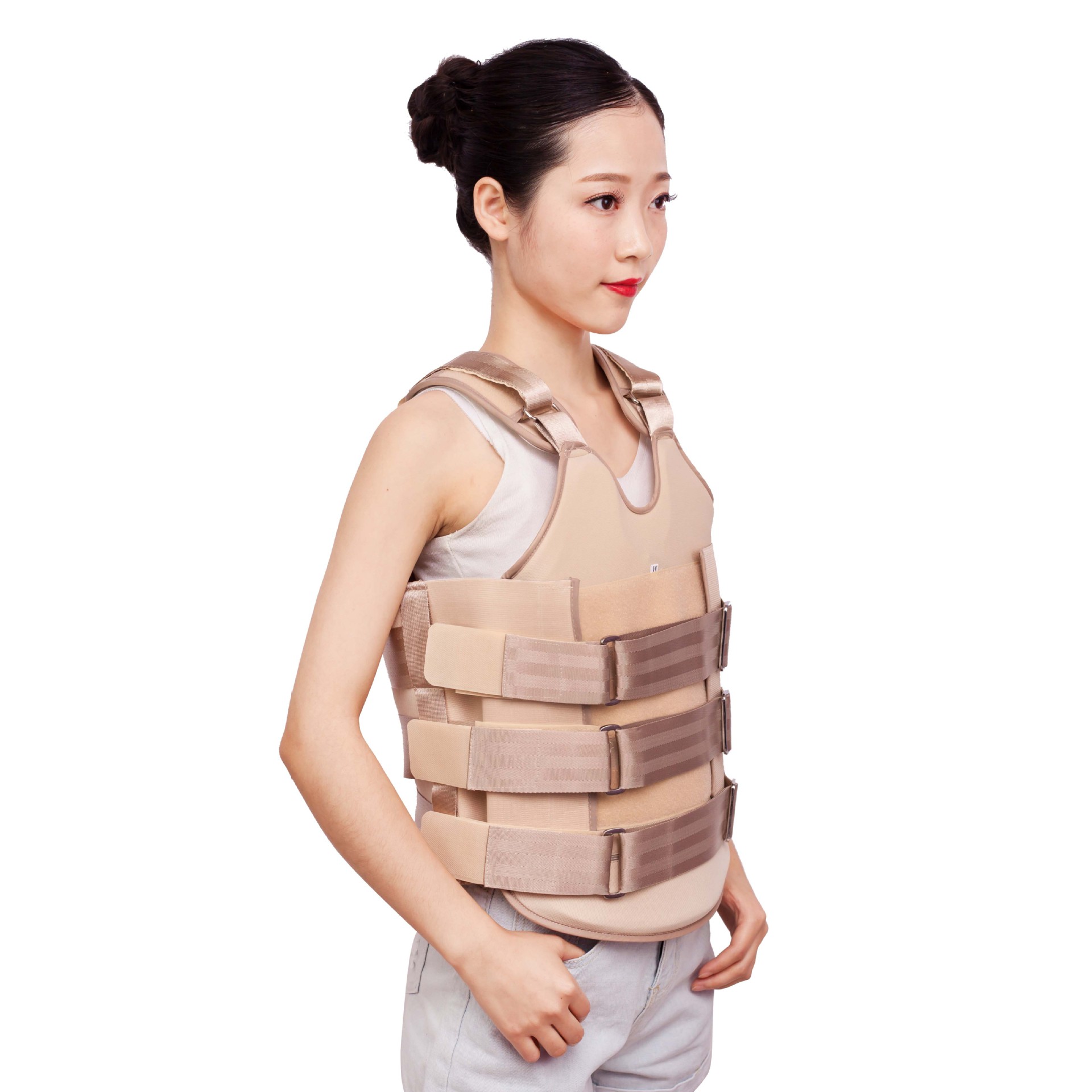 新品胸腰椎固定支具架肋骨骨折固定低温热塑板可塑形胸腰椎支具