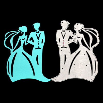 diy碳钢刀模情侣手工纸艺相册压花模板益智蚀刻刀模婚礼情侣现货