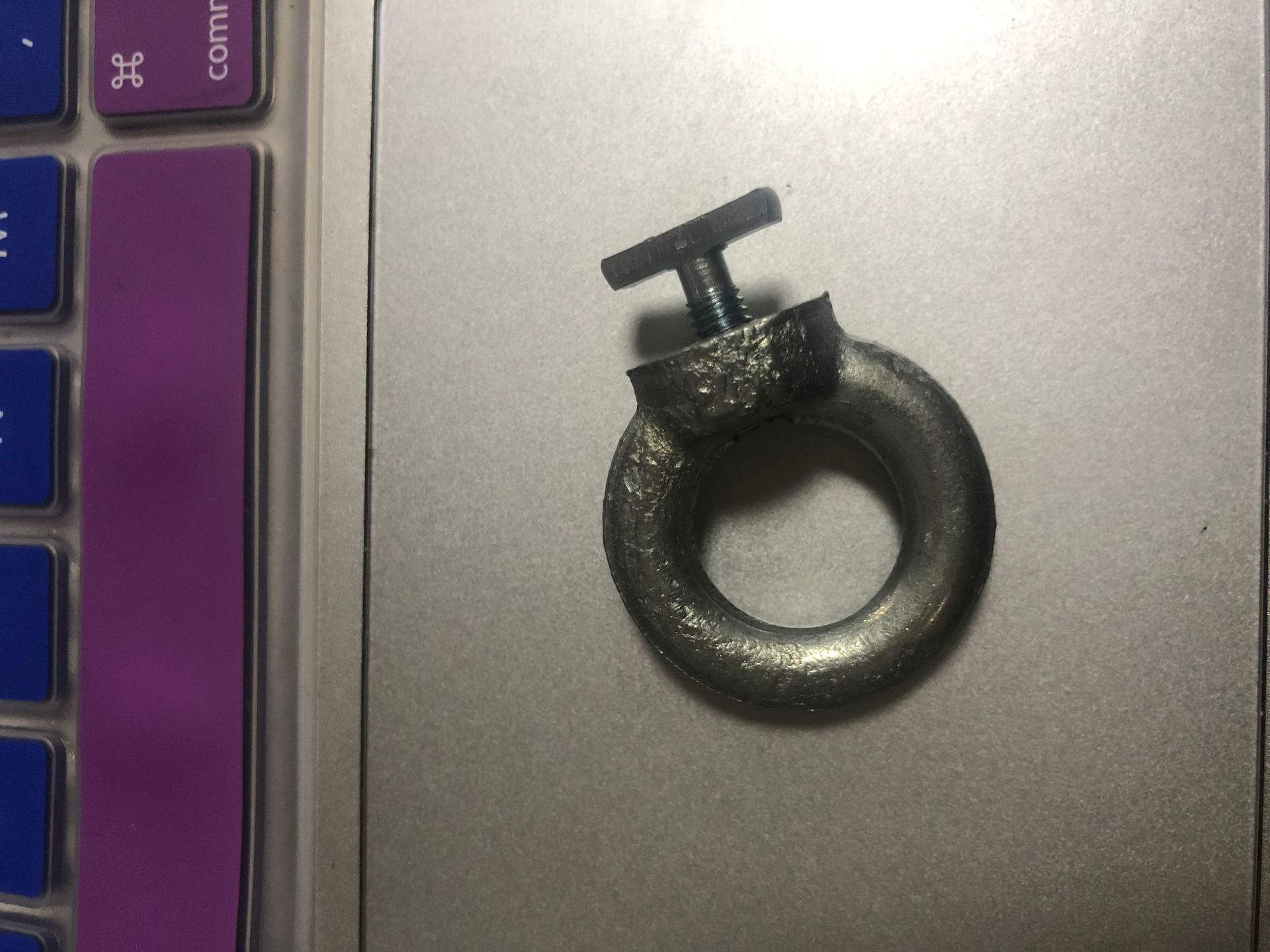 展会标摊特装搭建配件 吊环大号十字挂环 圆型挂布卡布灯箱专用件